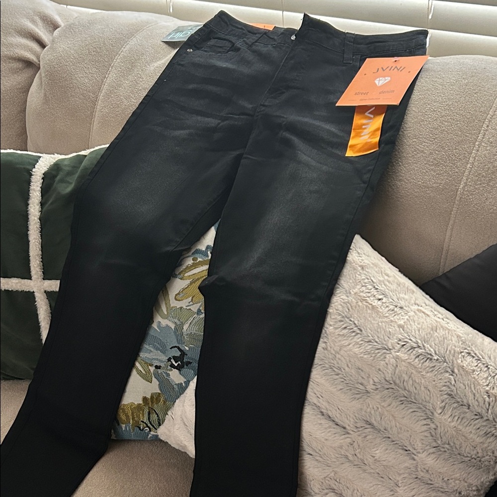 JVINI Black Skinny Jeans